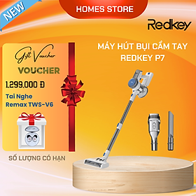 Mua Máy Hút Bụi Không Dây Cầm Tay XIAOMI REDKEY P7 Lực Hút 22.000 Pa Công Suất 250 W - Hàng Chính Hãng