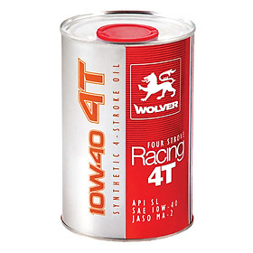 Nhớt Tổng Hợp Racing 4T 10W-40 Nhập Khẩu Đức Wolver (1L)