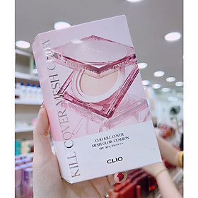 Phấn Nước Tạo Hiệu Ứng Căng Bóng Clio Kill Cover Glow Cushion (15Gx2 lõi)