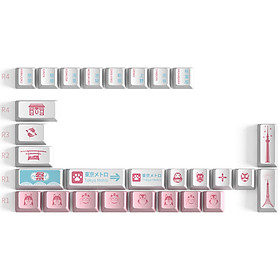 Keycap Akko World Tour Tokyo R2 – 28 keys - Hàng chính hãng