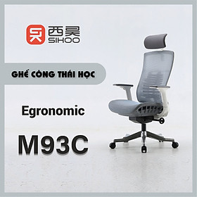 Mua SIHOO M93C - ghế công thái học Egronomic full lưới thoáng khí  tựa lưng xương rồng   đêm ngồi di động bảo vệ cột sống