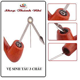 Bộ vệ sinh tẩu thuốc 3 in 1 thép không gỉ, shop Thành Nhi