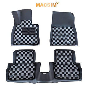 Thảm lót sàn ô tô Mazda 2 2016- nay Macsim – Ca rô, chuẩn phom, dễ vệ sinh (Mã 03)