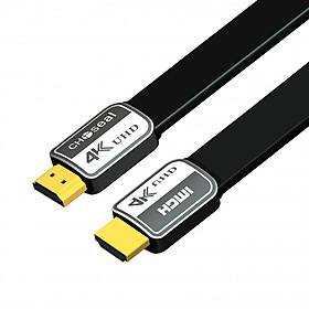 Cáp HDMI Choseal 2.0/4K nhập khẩu Cao Cấp ,Loại Dẹt 1.8m
