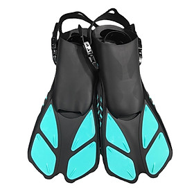 2x Swimming Flippers Scuba Diving Fins Free Diving Equipment Accessories Training Shoes Snorkeling Fins for Water Sports, Summer Beach, Adults