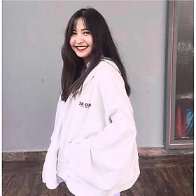 Áo khoác hoodie In Logo OHOH form rộng unisex,  Dành cho nam và nữ Có Dây Kéo Ulzzang
