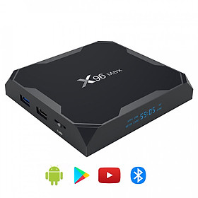 Mua THIẾT BỊ X96 MAX HỆ ĐIỀU HÀNH ATV 4GB RAM 32GB ROM WIFI KÉP ANDROID TV  CÓ BLUETOOTH CÀI SẴN ỨNG DỤNG XEM PHIM HD VÀ TRUYỀN HÌNH CÁP - Hàng