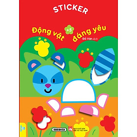 Sticker Động Vật Đáng Yêu - Dành Cho Bé 5 Tuổi (ND) 