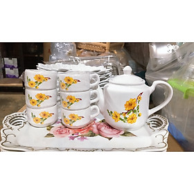Mua Bộ bình trà sứ 1 bình 6 ly