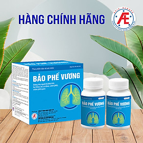 Bảo Phế Vương - Hộp 120 viên - Viêm phổi, viêm phế quản không còn là nỗi lo