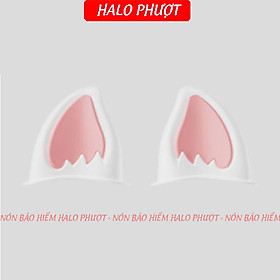 (Tặng keo) Tai Cáo gắn nón bảo hiểm, Tai Mèo Gắn Nón, phụ kiện gắn nón bảo hiểm