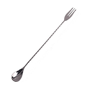 Mua Thìa Cafe Khuấy 2 Đầu Cao Cấp 30cm - Màu Bạc