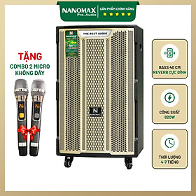 Mua Loa Kéo Công Suất Lớn Nanomax K-180 K180 Bass 4 Tấc 40cm Công Suất 820w Karaoke Bluetooth Siêu Công Nghệ 2022 Hàng Chính Hãng