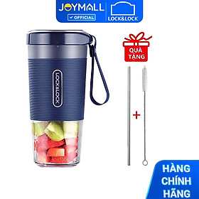 Mua Máy Xay Sinh Tố Cầm Tay Lock&Lock EJJ321 (300ml) - Hàng Chính Hãng  Bảo Hành 12 Tháng  Không Dây  Dễ Mang Đi - Tặng Kèm Cọ Rửa Và Ống Hút