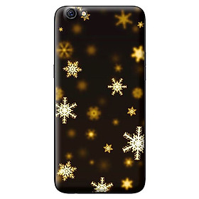 Ốp lưng cho Oppo F1s nền tuyết vàng 1 - Hàng chính hãng