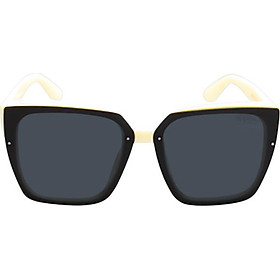 Kính Mát Nhựa Unisex MN1042.2 (52-21-150) - Đen Trắng