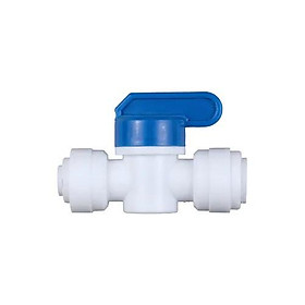 Mua Van khóa 2 đầu nhấn Fi 6 - Fi 10 dùng trong máy lọc nước R.O  nano  phun sương   dàn tưới cây  bể thủy sinh  cá cảnh  bá