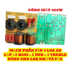 Mua MẠCH PHÂN TẦN 4 LOA AD - 2 BASS 1 MID 1 TREBLE - GIÁ 1 CHIẾC