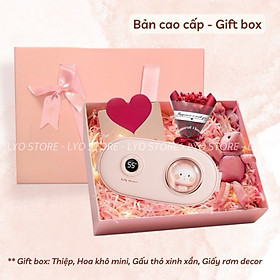 Máy chườm ấm, máy massage giảm đau bụng kinh nguyệt Tặng Bạn Gái Hiển Thị Nhiệt Độ Hình Thỏ Dễ Thương