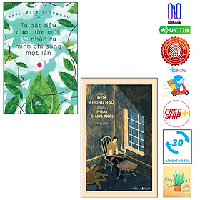 Combo Ta Bắt Đầu Cuộc Đời Mới, Khi Nhận Ra Mình Chỉ Sống Một Lần Và Những Đêm Không Ngủ, Những Ngày Chậm Trôi( Tặng kèm sổ tay)