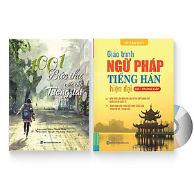 Combo 2 sách: 1001 Bức thư viết cho tương lai + Giáo trình ngữ pháp tiếng Hán hiện đại – Sơ Trung Cấp + DVD quà tặng