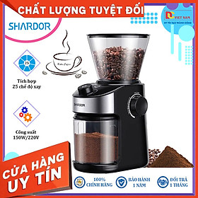 BẢO HÀNH 12 THÁNG HÀNG CHÍNH HÃNG - Máy xay hạt cà phê cao cấp Shardor