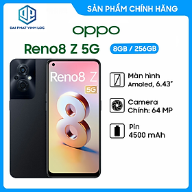 Mua Điện thoại Oppo Reno8 Z 5G (8GB/256GB) Hàng Chính Hãng  Mới 100%  Nguyên Seal | Bảo hành 12 tháng GZ32 | Điện Thoại Giá Rẻ | Điện Thoại Gaming