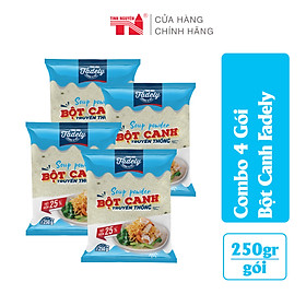 Combo 4 gói Bột Canh Fadely 250g gói