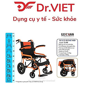 Xe lăn Lucass X-61 - Bánh nhỏ hỗ trợ người khó khăn đi lại