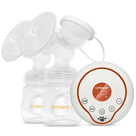 Máy hút sữa điện đôi cao cấp CMBEAR ZRX-0706 CHÍNH HÃNG chất liệu an toàn cho mẹ và bé - CMB23