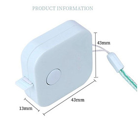Mua Thước dây da cuộn 1.5m - Hồng/ Xanh Lá/ Trắng/ Xanh Dương
