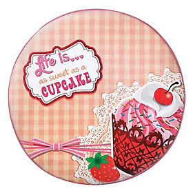 Gối tròn Life is…as sweet as a cupcake - GOFO005