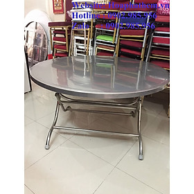 Mua BÀN TRÒN INOX CHÂN RỜI