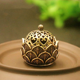 Mua Lư hương bằng đồng mini đỉnh xông trầm lò đốt nhang size nhỏ