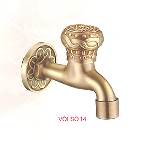 Mua Vòi nước lạnh phong cách cổ điển làm bằng đồng  đầu vòi tạo bọt chống nước bắn  gắn tường