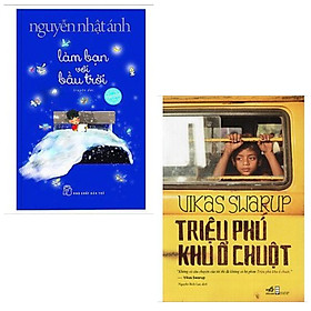 [Download Sách] Combo 2 cuốn sách bán chạy: Nguyễn Nhật Ánh-Làm Bạn Với Bầu Trời (Bìa Mềm) (Tặng Kèm Khung Ảnh Số Lượng Có Hạn) + Triệu Phú Khu Ổ Chuột ( Tái bản 2018 )