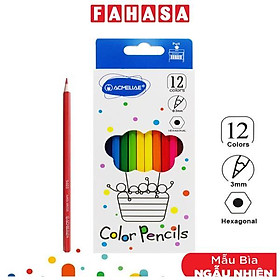 Hộp 12 Bút Chì Màu Lục Giác Dài - Acmeliae 9403-12 (Màu Bao Bì Giao Ngẫu Nhiên)