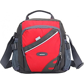 Túi Đeo Chéo Nylon Nhiều Ngăn Có Dây Kéo