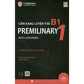 Cẩm Nang Luyện Thi B1 Premilinary 1 With Answers