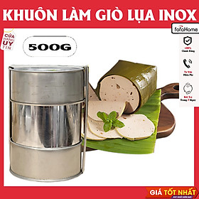 Mua Khuôn Làm Giò Lụa Inox Sáng Bóng Không Gỉ Loại 500g - 1kg  Khuôn Giò Lụa Hay Khuôn Làm Chả Lụa