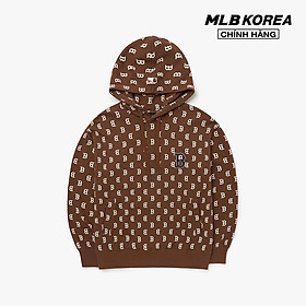 MLB - Áo hoodie tay dài phối mũ Classic Monogram Overall Pattern Overfit 3AHDM0224