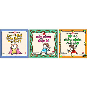 Boxset Tranh Truyện Ehon Nhật Bản_Con Có Thể Biến Thành Mọi Thứ! (3 Cuốn)