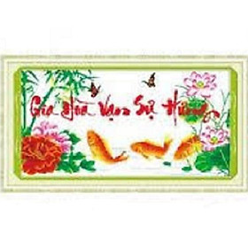 Tranh thêu gia hòa vạn sự hưng - LV3240