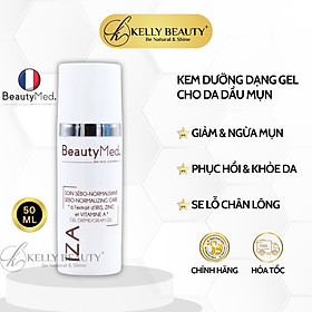 BeautyMed IZA Cream Gel - Kem Dưỡng Dạng Gel Cho Da Dầu Mụn | Kelly Beauty