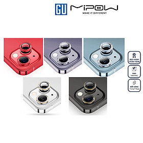 Kính dán Camera MIPOW DiamondShield Matalic + Titanium Alloy Cho iPhone 14/ 14 Plus Chống Va Đập Chống Trầy Hàng Chính Hãng
