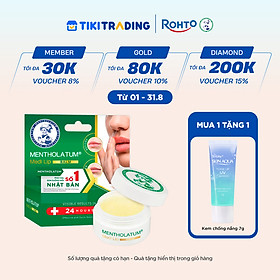 Son dưỡng môi dạng sáp chuyên biệt dành cho môi khô, nứt nẻ Mentholatum Medi Lip Balm 7g