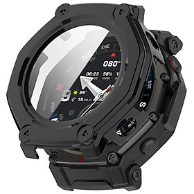 Ốp Case PC Mặt Kính Cường Lực chống va đập cho Amazfit T-Rex 3 Pro 48mm - Hàng Chính Hãng