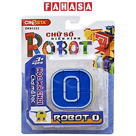 Đồ Chơi Lắp Ráp Biến Hình Robot Chữ Số 0 - Cresta DK81222