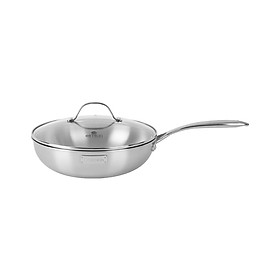 Chảo Inox 304 Cao Cấp 3 Lớp Đáy Liền Elmich Tri-Max EL-3796 Size 26cm - Hàng chính hãng