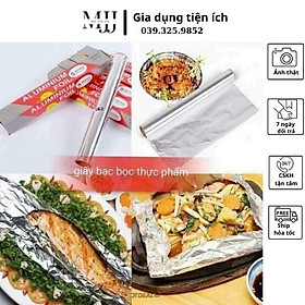 Mua Màng nhôm bọc thực phẩm - cuộn giấy bạc bọc để nướng  giữ nhiệt thức ăn.